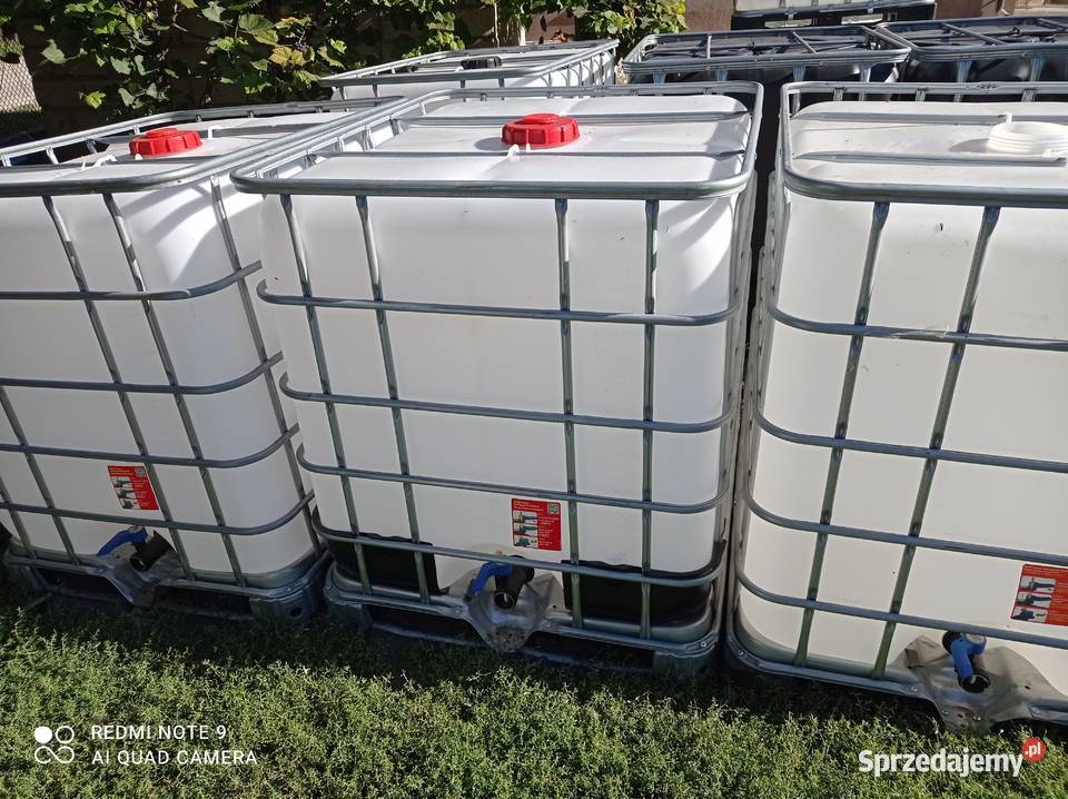 Zbiornik beczka mauzer mauser paletopojemnik IBC Małogoszcz