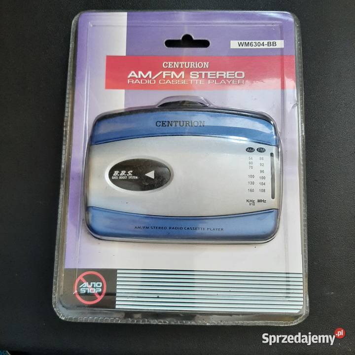 Odtwarzacz kaset z radiem FM walkman NOWY Gdynia