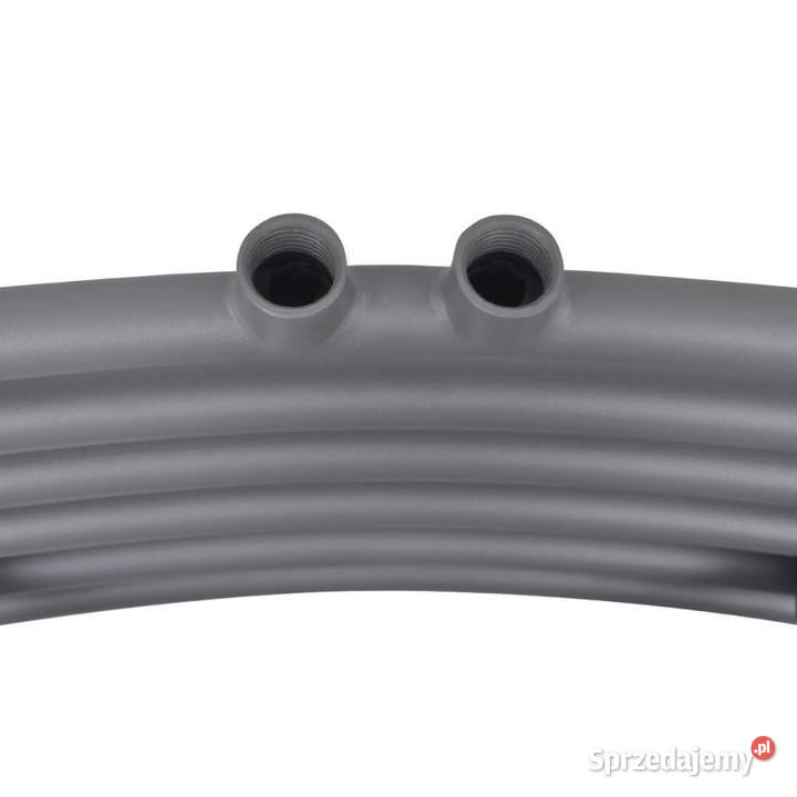 Grzejnik łazienkowy wygięty 480 x 480 mm szary Pozostałe sprzedam
