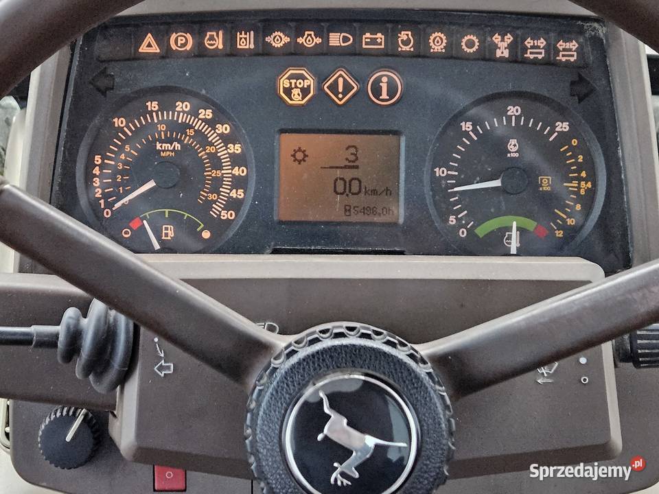 John Deere 6610 ładowacz Trima 480 TLS PowerQuad WOM 540/1000 obr. Puńsk