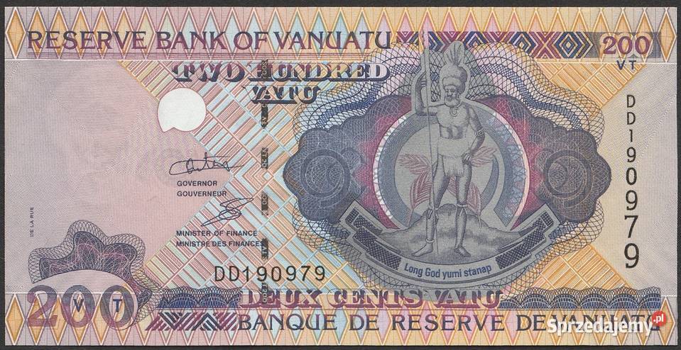 VANUATU 200 VATU 2011 STAN BANKOWY UNC Łódź
