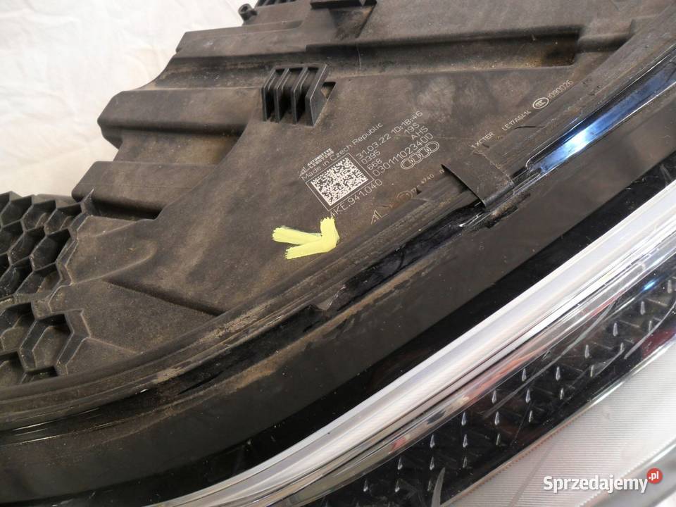 Audi etron digital martix light reflektor Nowy Tomyśl