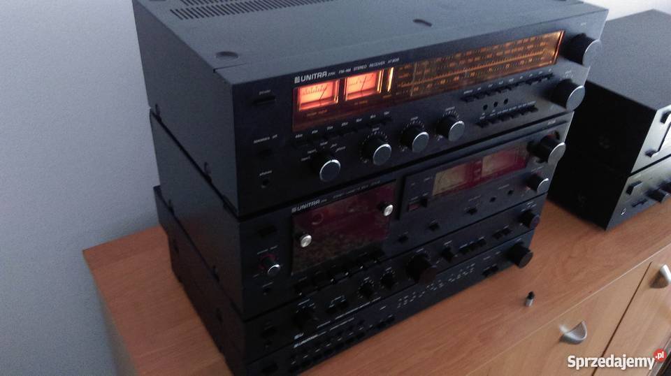 Wieża Unitra ZRK czarna Węgrów