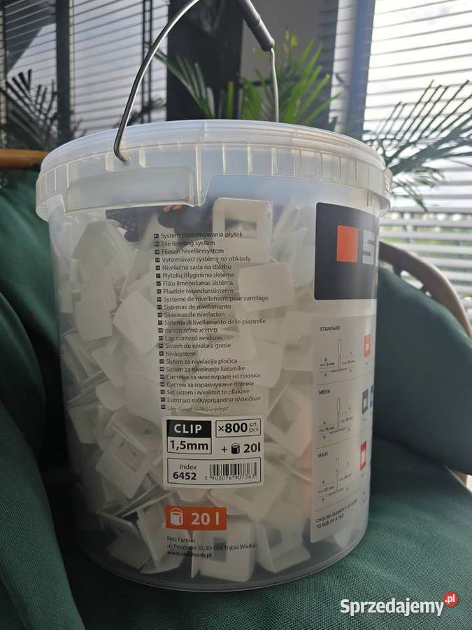 SYSTEM POZIOMOWANIA PŁYTEK SOLID KLIPSY 15mm 800 łódzkie Opoczno