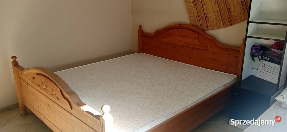 Łóżko małżeńskie 180 x 200 solidne sosna podlaskie