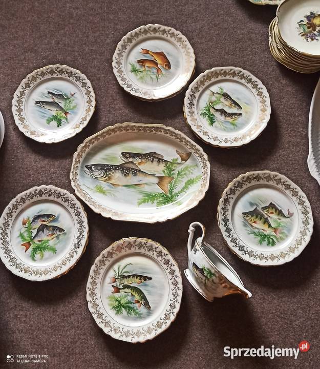 Serwis do serwowania ryb Limoges
France