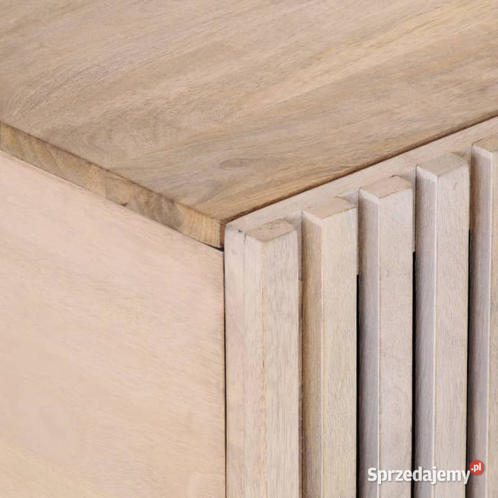 Stolik kawowy biały 100x55x40 lite drewno mango Warszawa