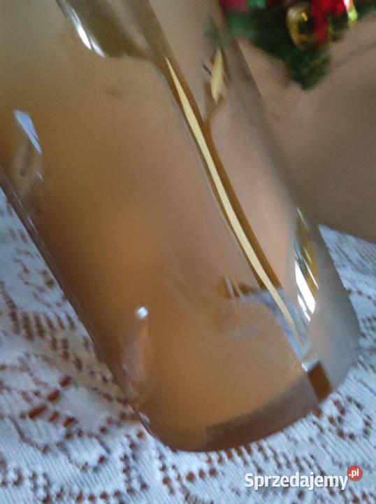 Stary kolekcjonerski wazon flakon szkło Kielce