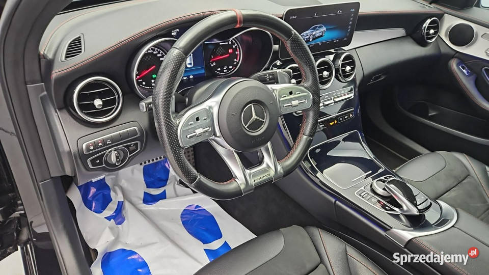 Mercedes C 43 AMG 4MATIC Z Polskiego Salonu wspomaganie kierownicy mazowieckie Warszawa