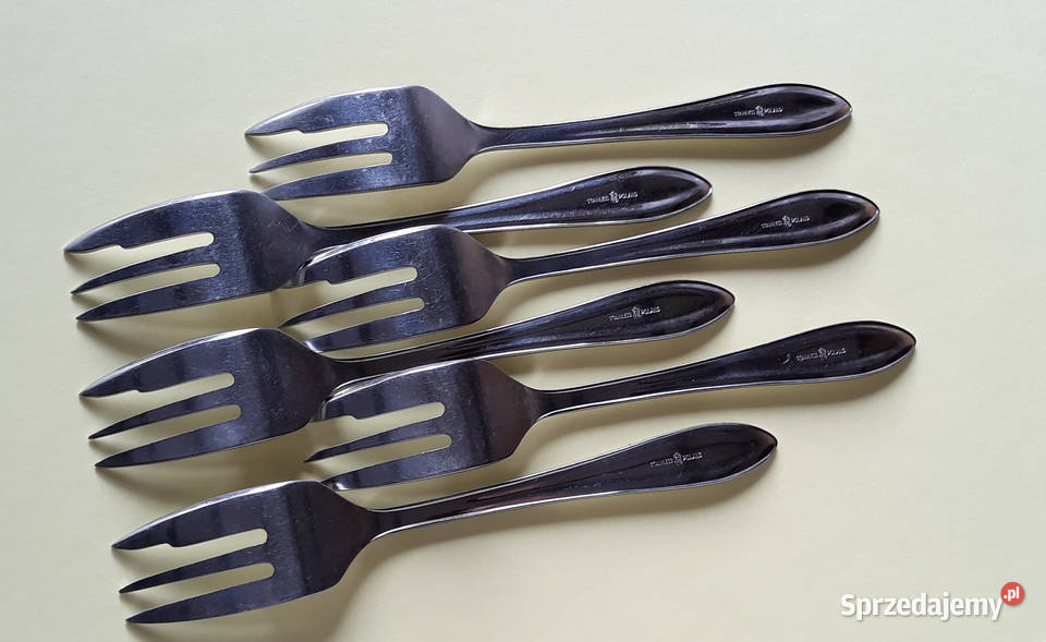 Widelczyki deserowe Polwid sztućce PRL Dąbrowa Górnicza sprzedam