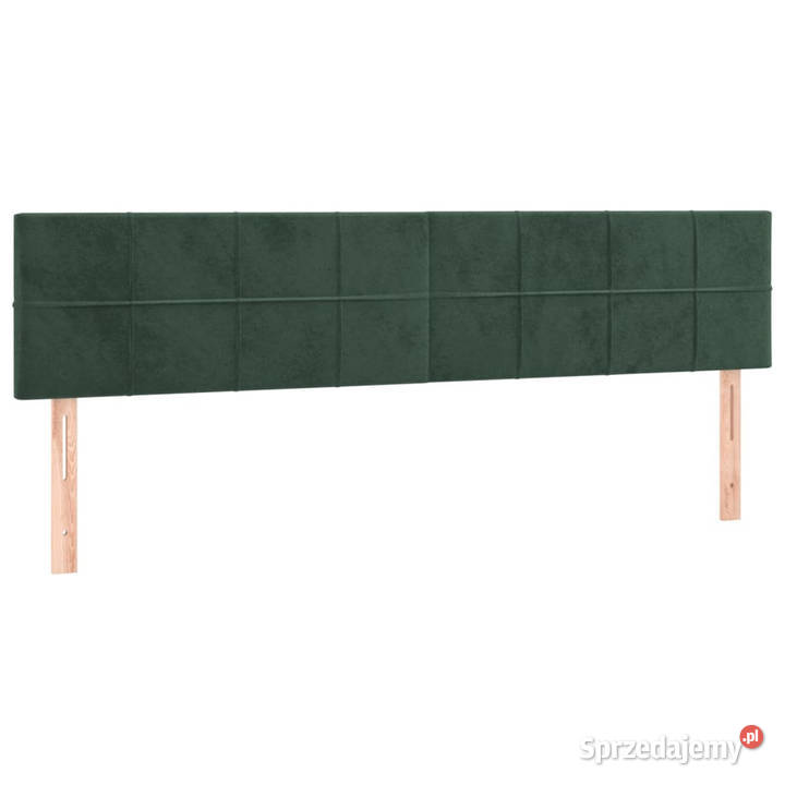 Zagłówek do łóżka z LED ciemnozielony 160x5x7888 Warszawa sprzedam