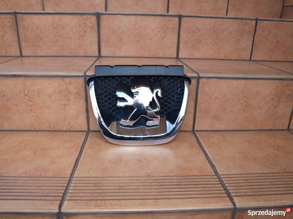 Peugeot 308 znaczek emblemat w zderzak 2007 Karoseria Kalisz