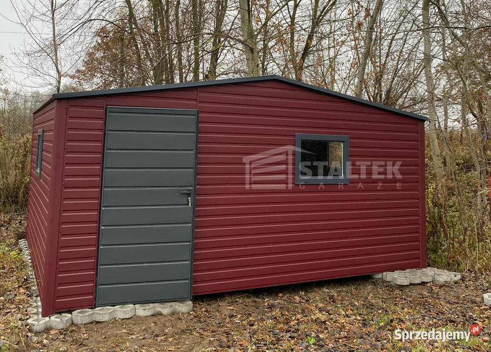 Schowek Domek ogrodowy 5x4m drzwi Antracyt Architektura ogrodowa Szczecinek