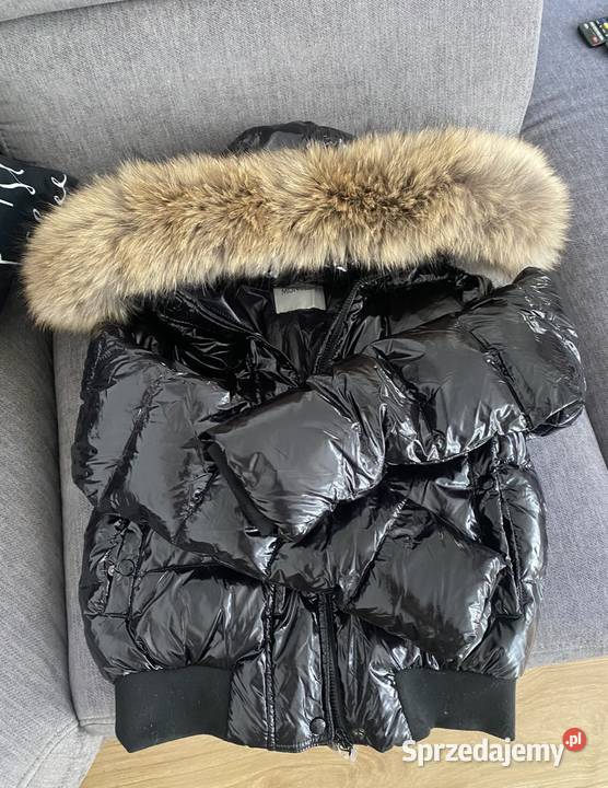 Kurtka damska puchowa zimowa Moncler z kapturem mazowieckie Warszawa