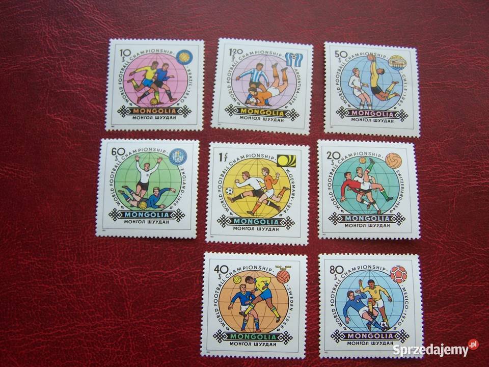 Mongolia 1982 MNH Mi 146774 Sport Piłka nożna Tychy sprzedam