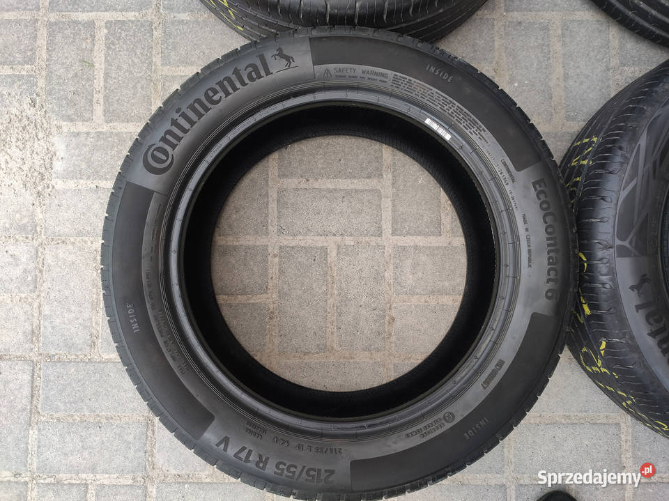 CONTINENTAL ECOCONTACT 6 21555R17 94V Prawie lato dolnośląskie Krzyków