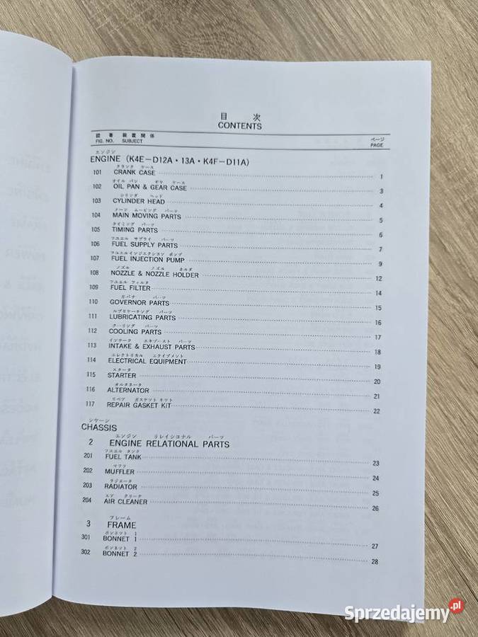 Schematy instrukcja katalog MITSUBISHI MT22 24 Szczytno sprzedam