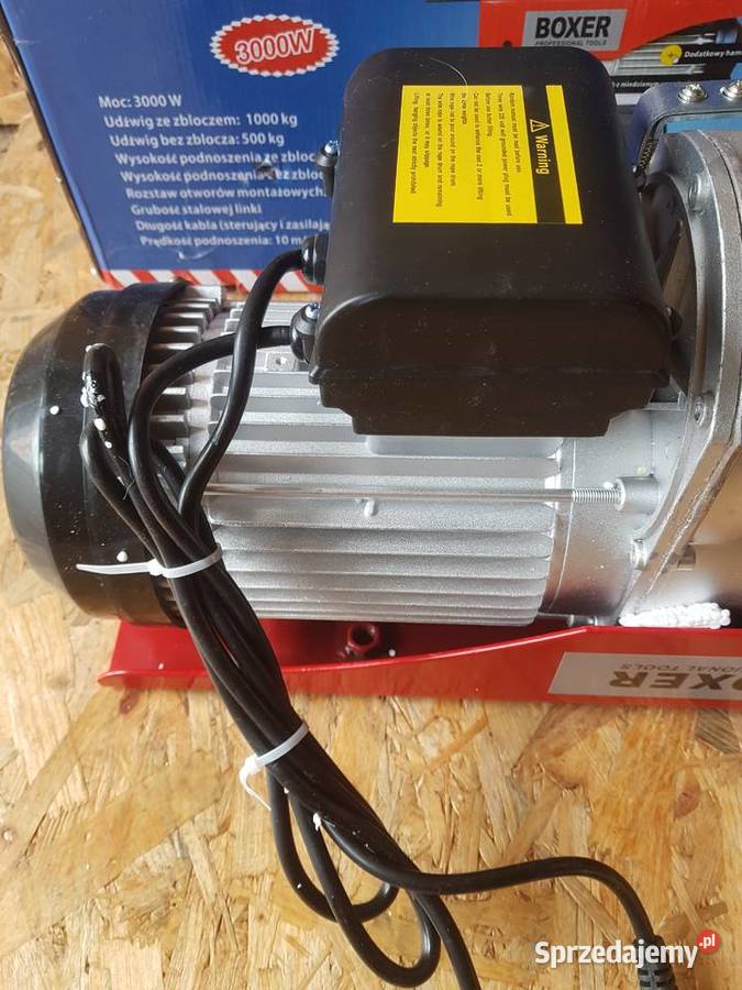 Wyciągarka elektryczna firmy Boxer bx 564 1000 Głogowa