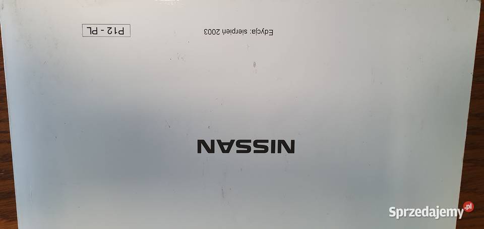 Książka obsługi Nissan Primiera P12 w języku łódzkie Łódź