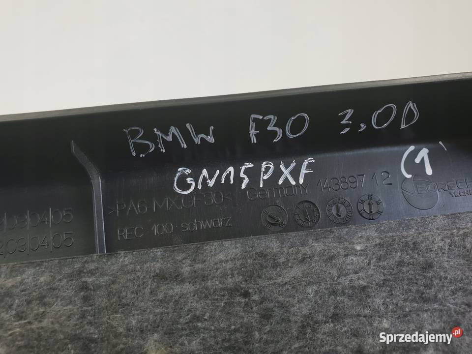 BMW G30 20 D OSŁONA SILNIKA górna osłona 7823215 osobowe lubelskie Chełm