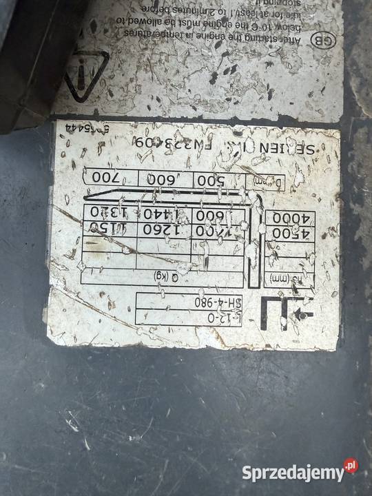 Wózek widłowy JUNGHEINRICH TFG 316 wolny skok