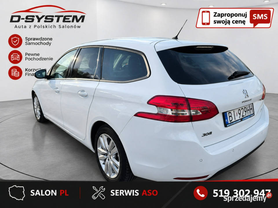 Peugeot 308 SALON POLSKA 2Właściciel Super Stan gniazdo USB Białystok