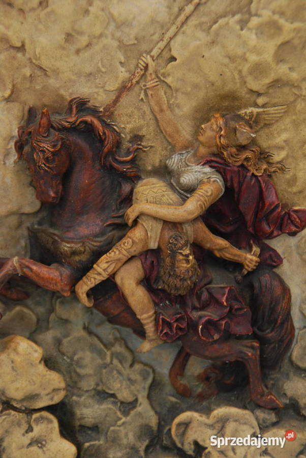 Relief majolika RM Krause Świdnica Śląsk 1910 Porcelana i szkło Poznań