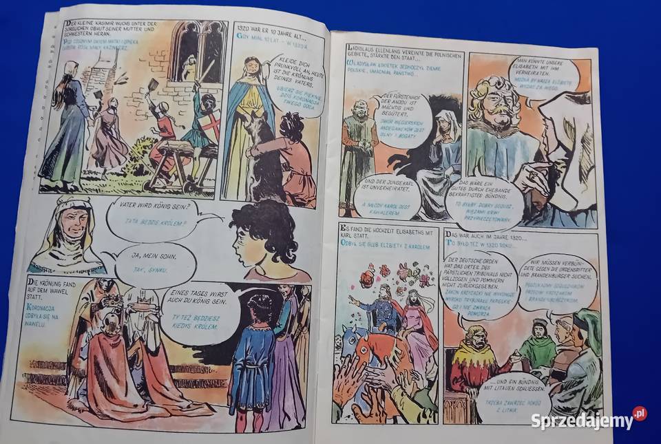 Komiks Kazimierz Wielki Kasimir der Grosse Sport Antykwariat Koźminek