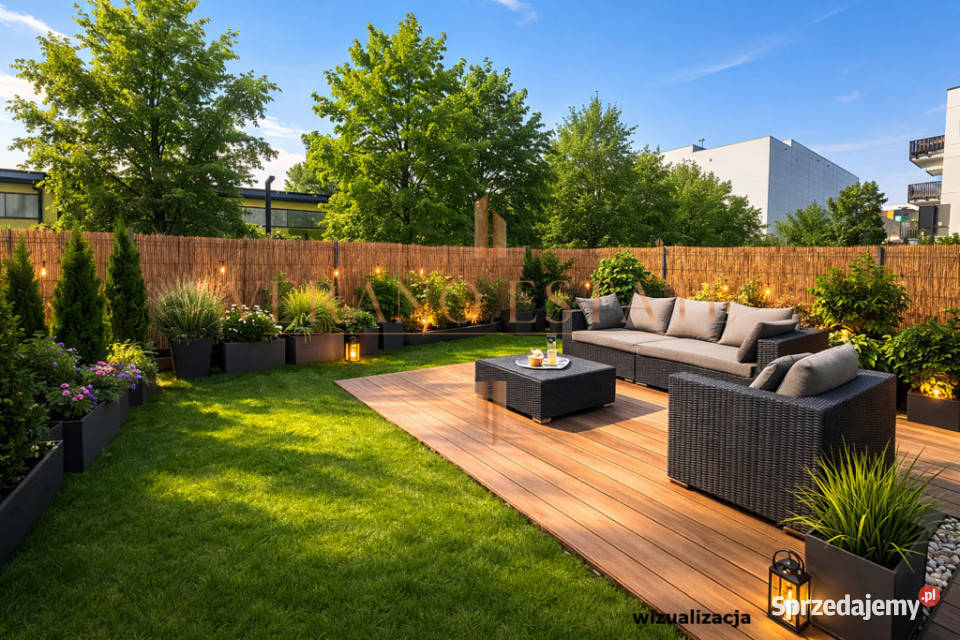 Nowoczesne 2 pokoje ogród 100 m Enclave Pruszków