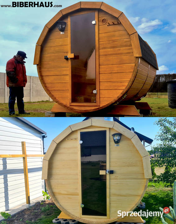 SAUNA Ogrodowa 250 OKNO 100 BECZKA 500L Nowy Targ