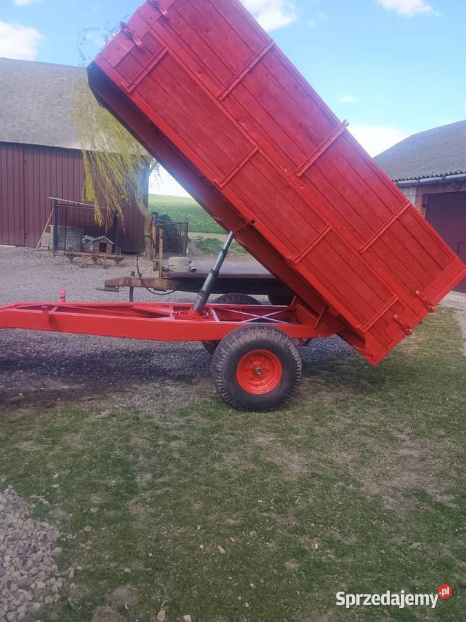 Przyczepa wywrotka nieuszkodzony Przyczepy rolnicze Żółkiewka-Osada sprzedam