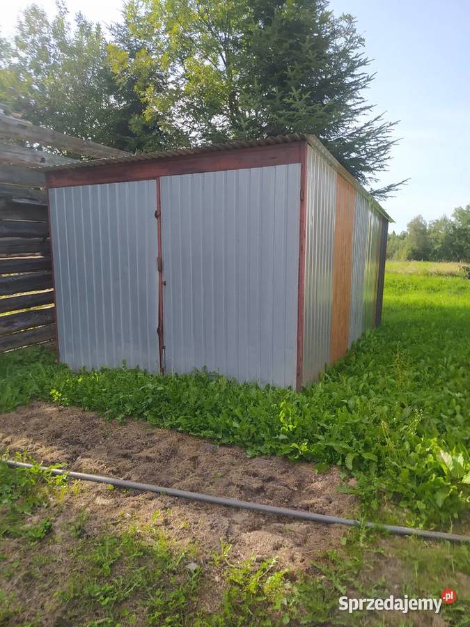 Garaż blaszany 3x5 na budowę II gatunek Stadniki