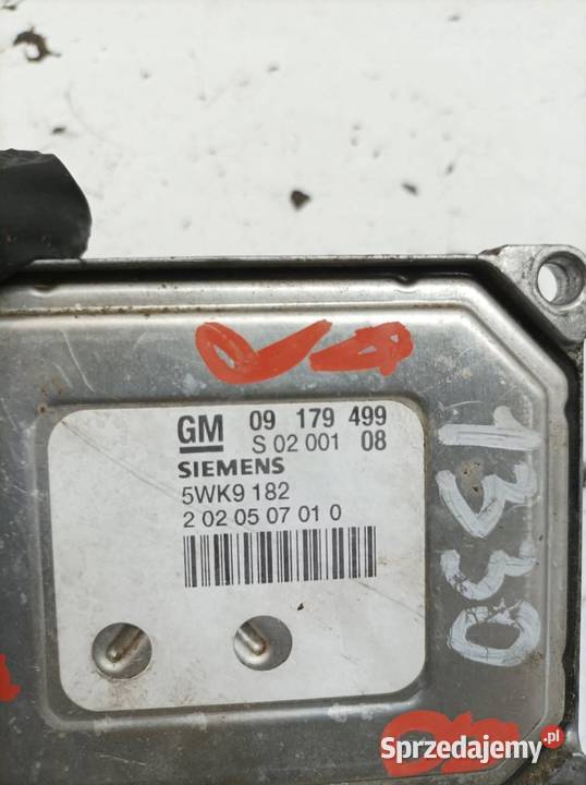 STEROWNIK SILNIKA 09179499 18 B 122 Opel Vectra