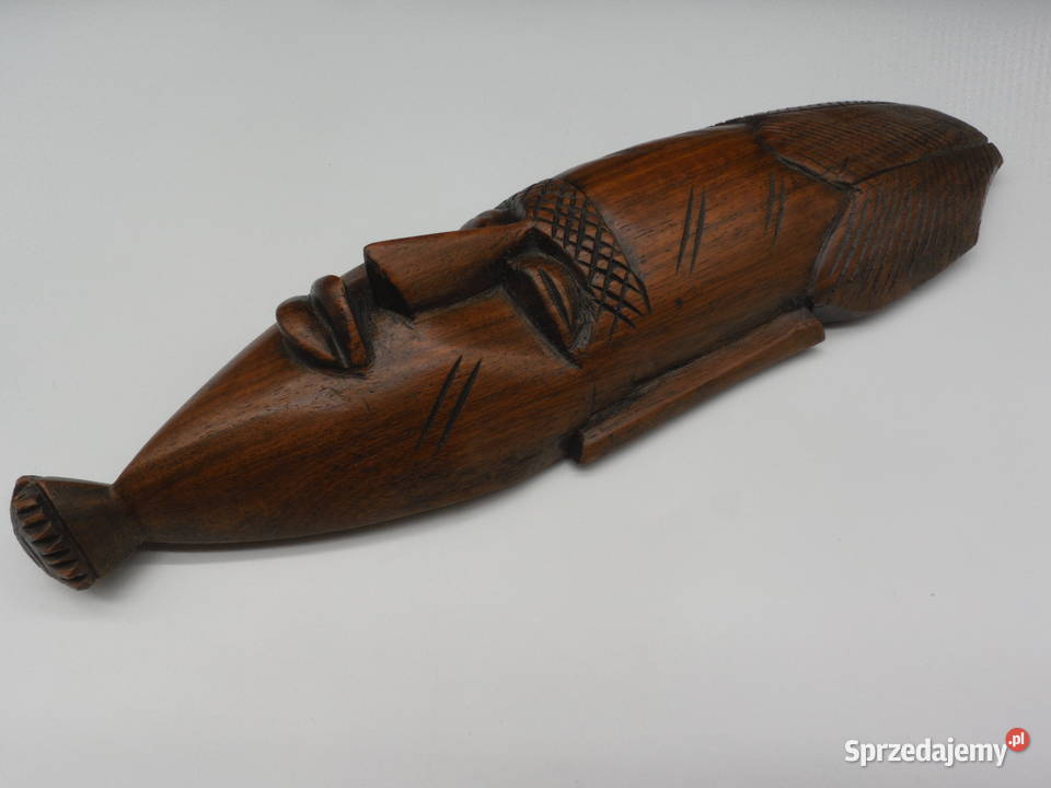 Ręcznie rzeźbiona maska afrykańska Raszków