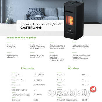 Kominek piecyk Castiron 6 Oddział
