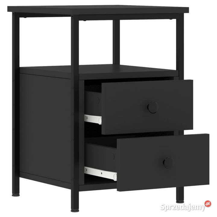 Szafki nocne 2 czarne 34x355x50 WM826014 mazowieckie sprzedam