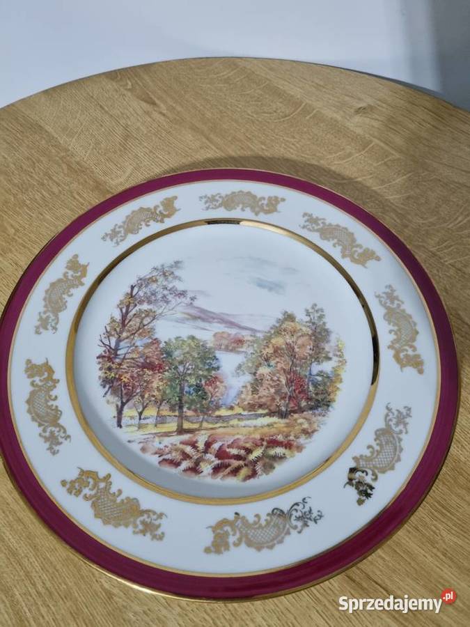 Talerz dekoracyjny odobny kolekcjonerski Limoges Wola Podłężna