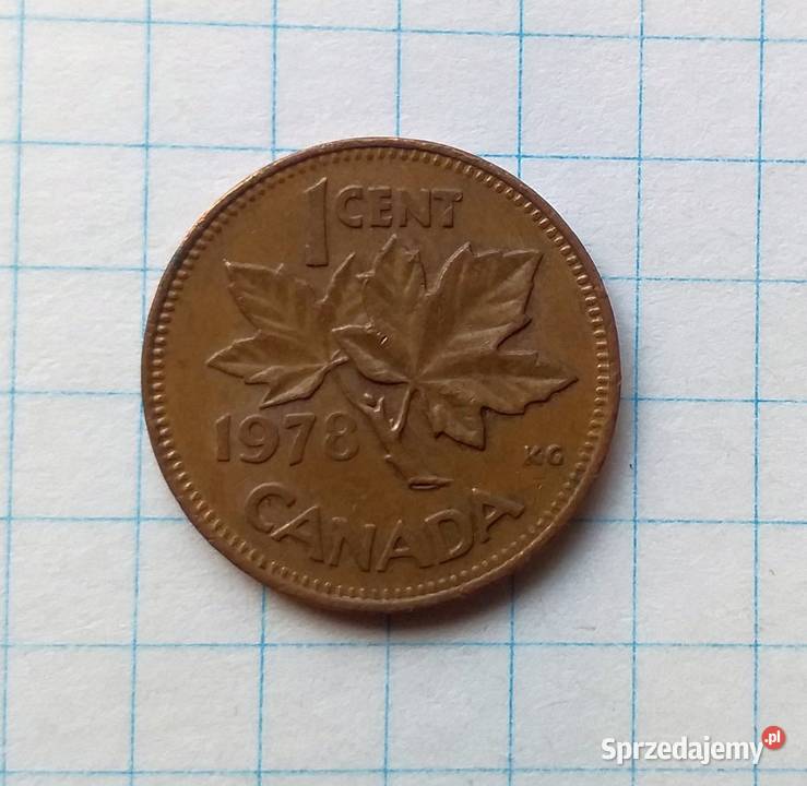 1 CENT 1978 KANADA Numizmatyka Piszczac