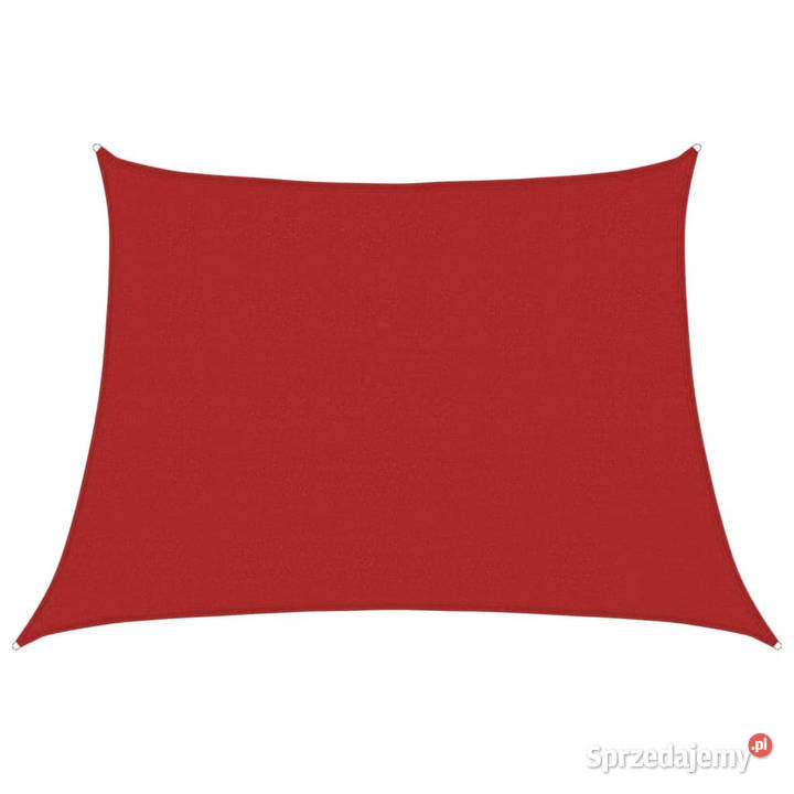 Żagiel przeciwsłoneczny 160 gm czerwony 45x3 m