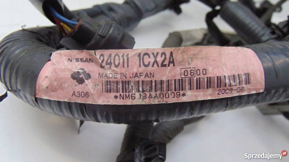 WIĄZKA PRZEWODY INSTALACJA UK INFINITI FX 50 QX materiały instalacyjne Układ elektryczny Nowy Tomyśl