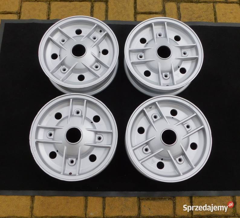 4 alufelgi felgi aluminiowe krzyże Polski Fiat aluminiowe Tarnów sprzedam