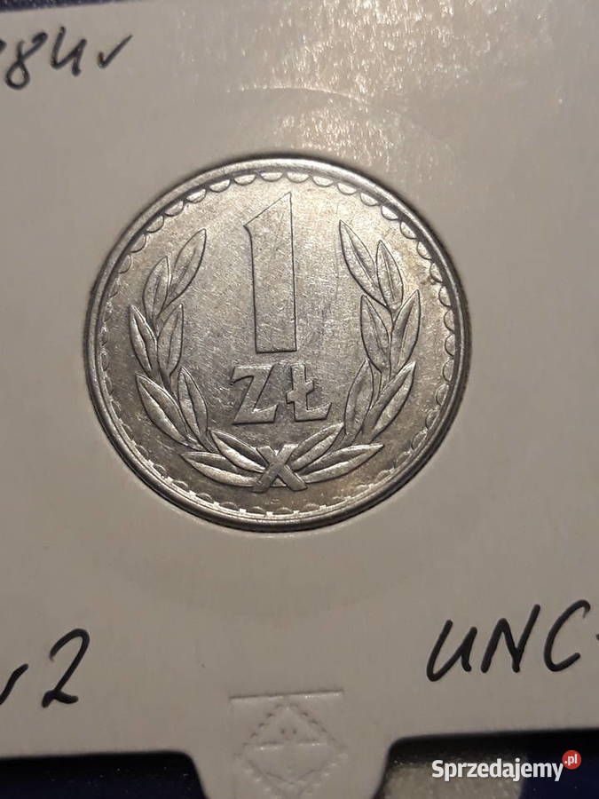 1 złoty 1984 r 2 około mennicze sprzedam