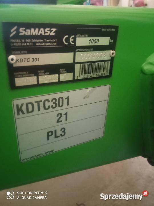 Kosiarka dyskowa SAMASZ KDTL