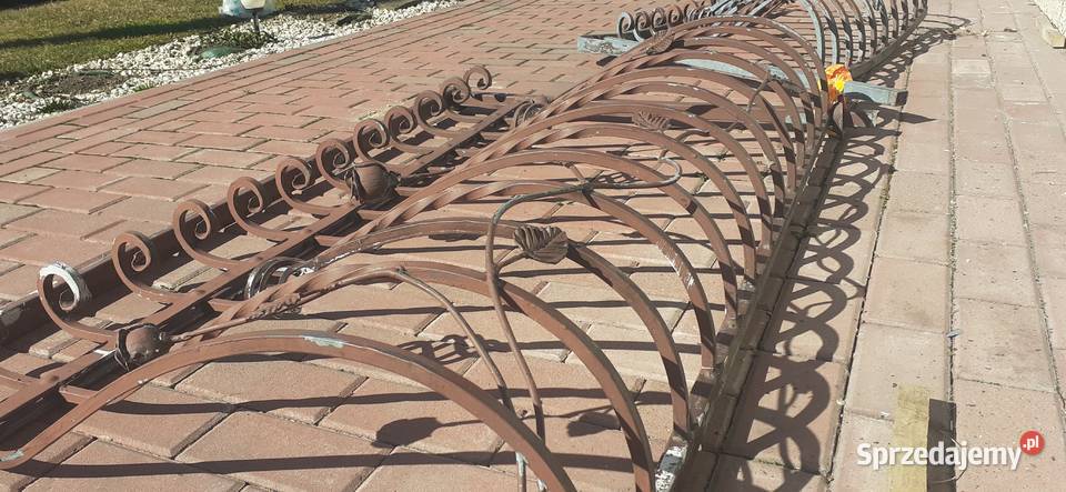 Barierki kute ocynkowane masywne OKAZJATANIO Gorlice sprzedam