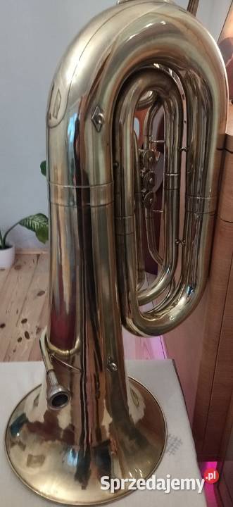 Tuba w stroju B złota Jędrzejów