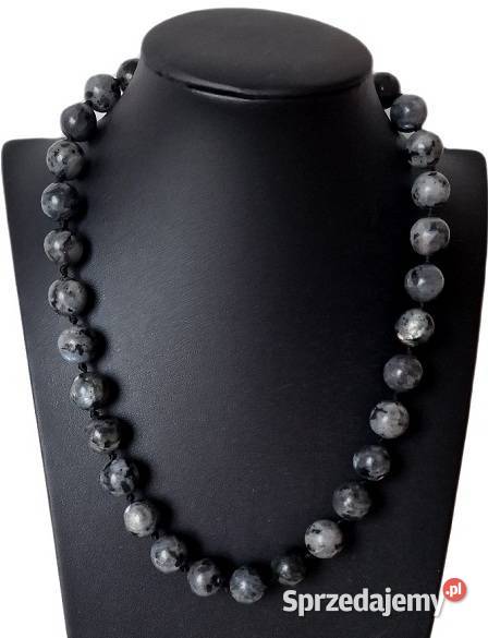 LABRADORYT NATURALNY NASZYJNIK KAMIENIE AKASZY Częstochowa