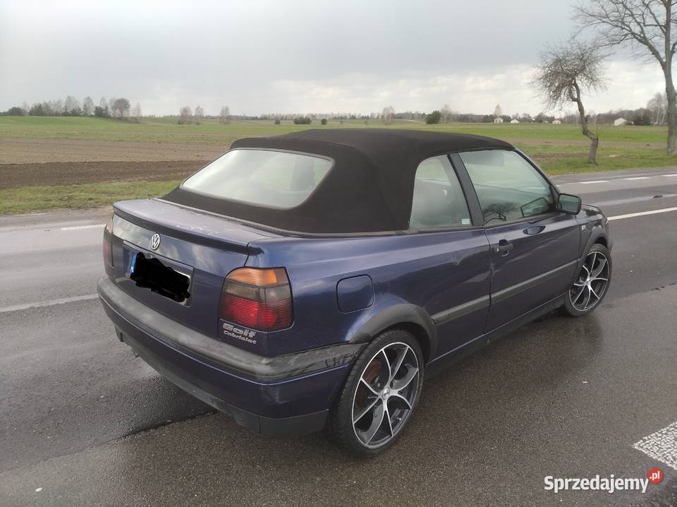 VW GOLF III CABRIO DOINWESTOWANY ZADBANY