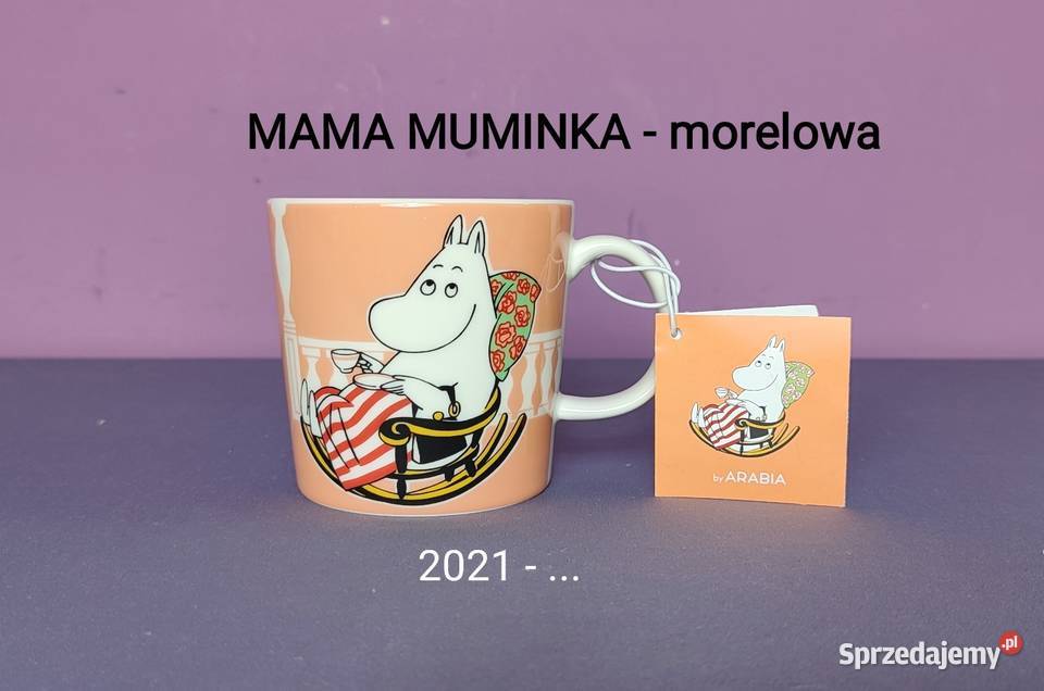 MUMINKI kubek Moomin Arabia Finland z naklejką małopolskie Jasień