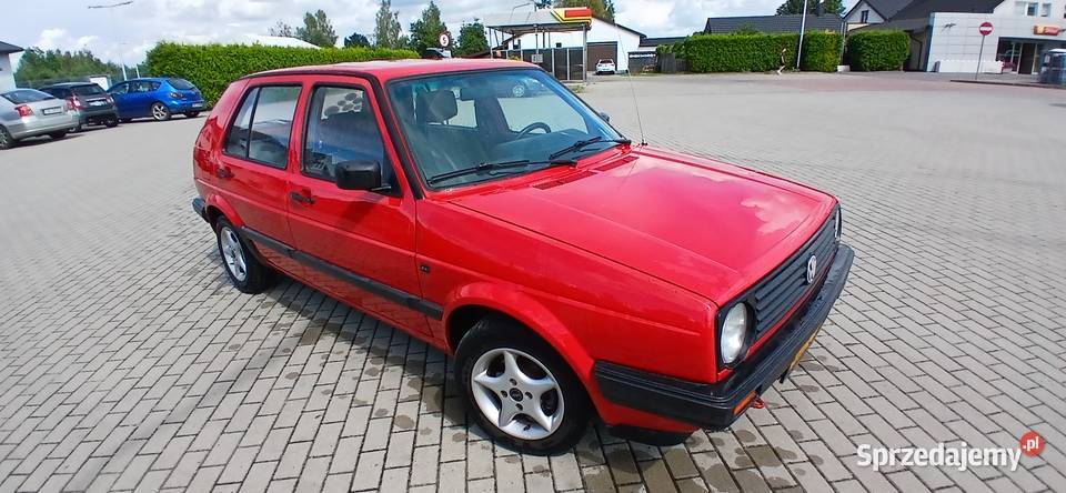Volkswagen Golf 1991 zabytkowy żółte tablice nieuszkodzony Łochów