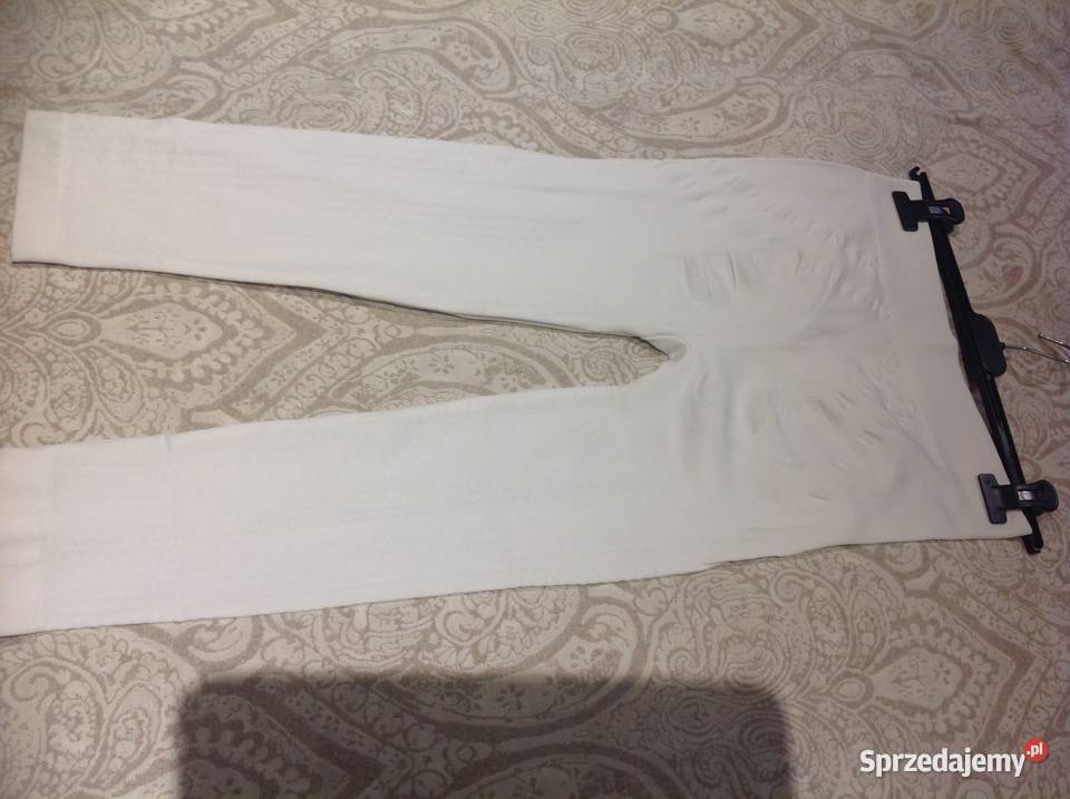 Legginsy Białe Damskie M push ups NOWE Nowa Sól